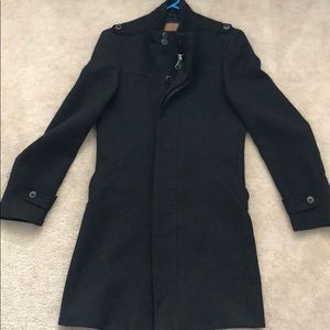 Men Black Zara winter coat